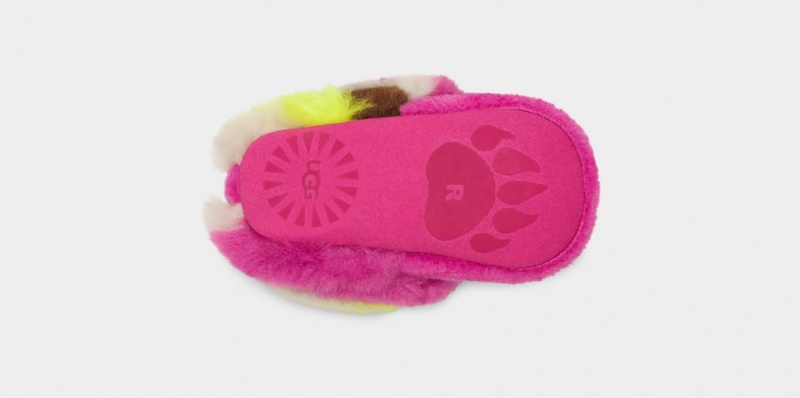 Ugg Bixbee Bear Stuffie Kids' Boots Pink | UTDSMAH-28
