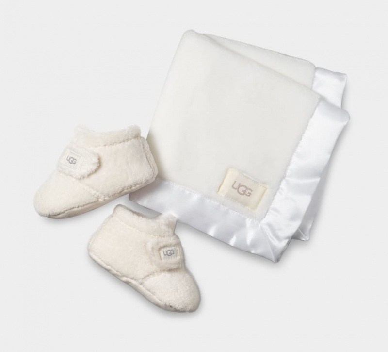 Ugg Bixbeeie and Lovey Blanket Kids' Boots Light Yellow | ESGVIQH-85