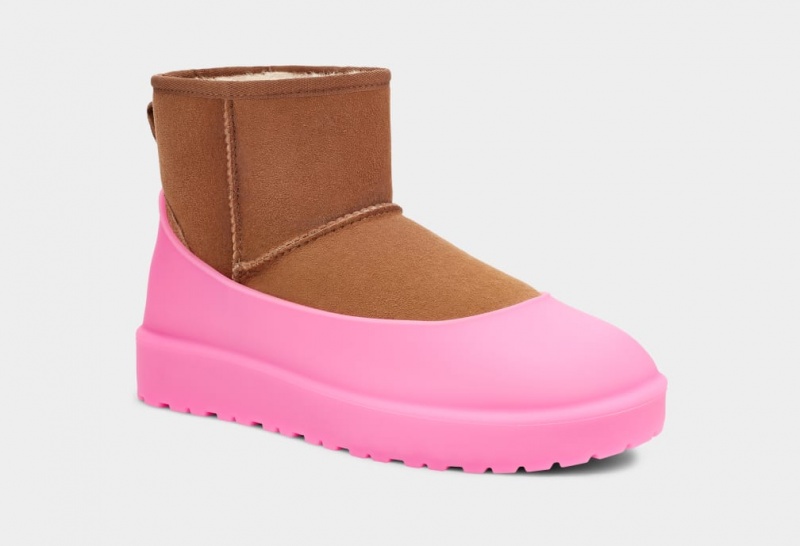 Ugg Boot Guard Men's Moccasins Pink | TVZUNOX-62