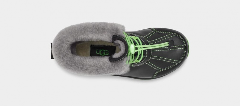 Ugg Butte II CWR Glow Graphic Kids' Boots Black / Green | WJTLGSM-53