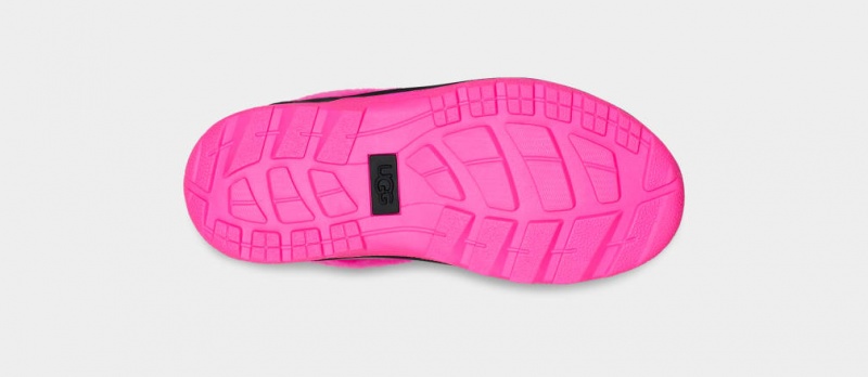 Ugg Butte II CWR Glow Graphic Kids' Boots Black / Pink | MQUGTHO-95