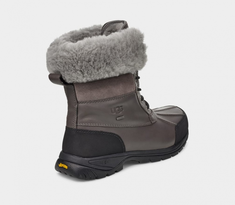 Ugg Butte Men's Boots Grey | ONHJYKQ-52