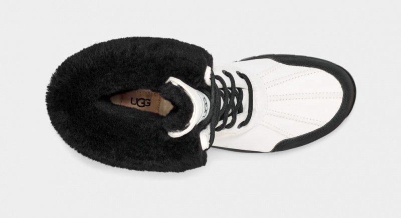 Ugg Butte Men's Boots White / Black | ALKWCQS-79