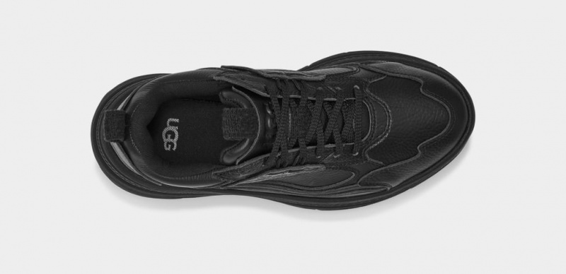 Ugg CA1 Leather Women's Sneakers Black | ESHFRDW-53