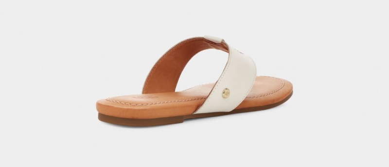 Ugg Carey Flip Women's Slides White | BFHVWNM-34