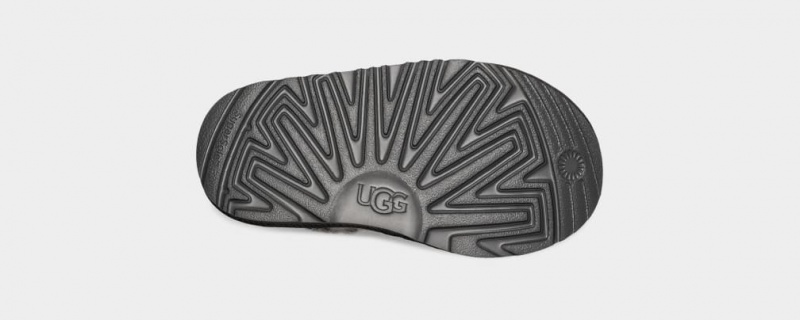 Ugg Classic Cardi Cabled Knit Kids' Boots Grey | ULBJKPW-39