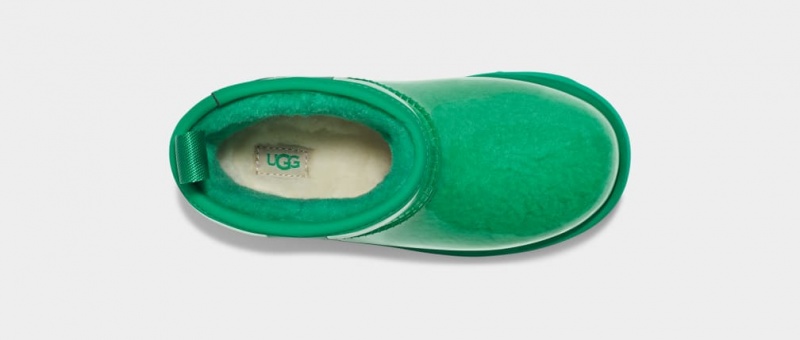 Ugg Classic Clear Mini II Kids' Boots Turquoise / Green | KQSHZGV-87