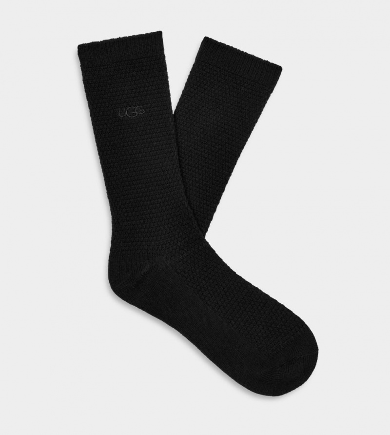 Ugg Classic II Men\'s Socks Black | FQZVMBP-97