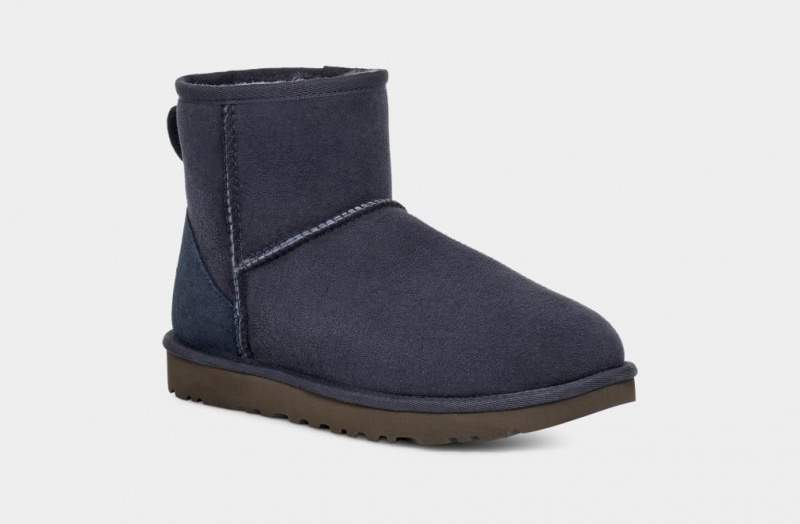 Ugg Classic Mini II Women's Boots Blue | DEPOZTV-04