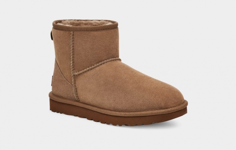 Ugg Classic Mini II Women's Boots Brown | WAPSEXZ-69