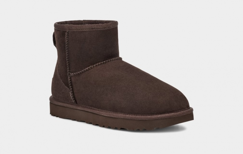 Ugg Classic Mini II Women's Boots Chocolate | GLMJDPF-52