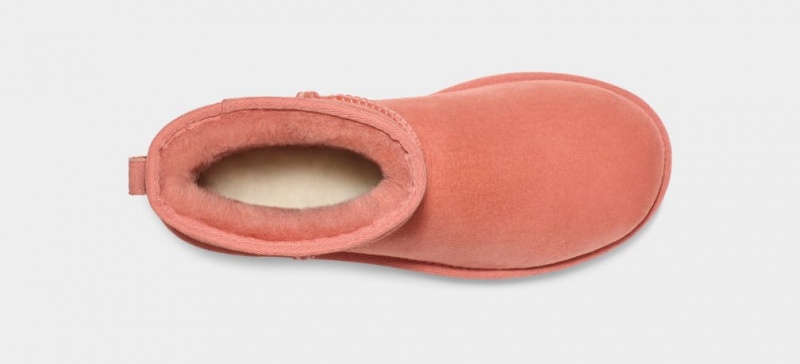 Ugg Classic Mini II Women's Boots Coral | ECNVGPO-26