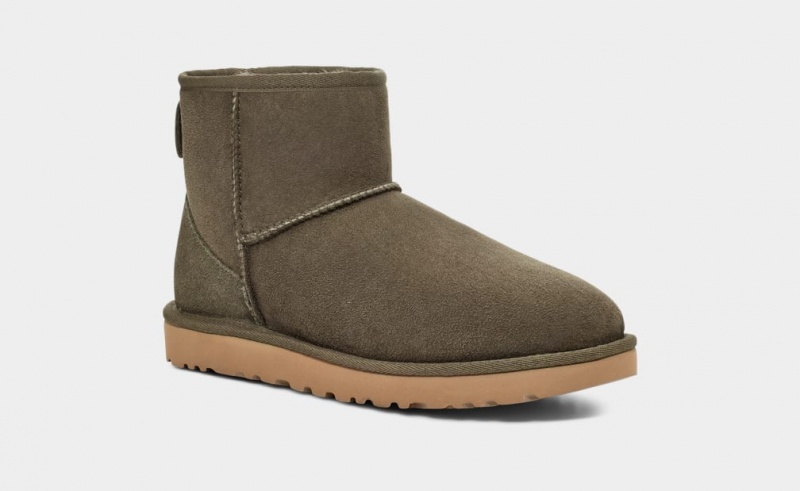 Ugg Classic Mini II Women's Boots Grey | CGMPNUW-84