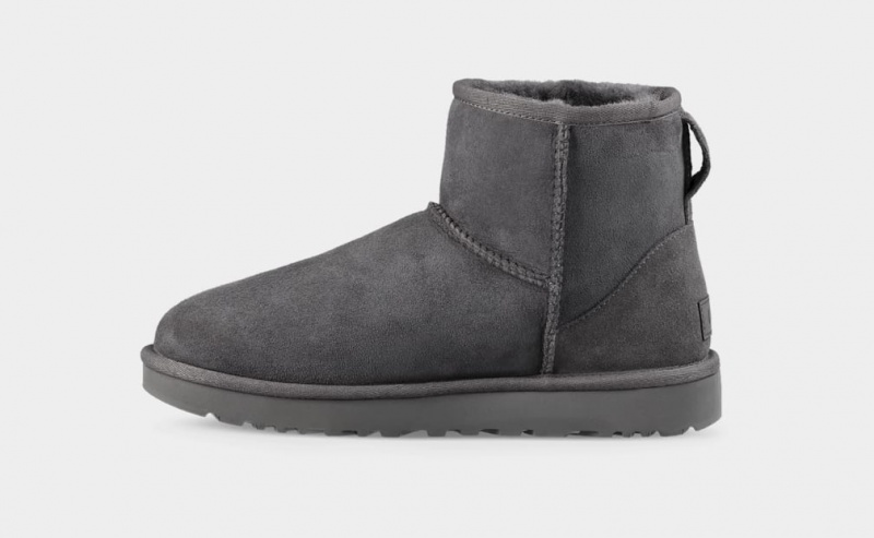 Ugg Classic Mini II Women's Boots Grey | XKFDHUA-83