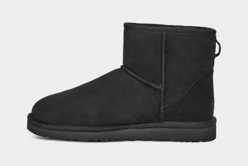 Ugg Classic Mini Men's Boots Black | BTUPALK-32