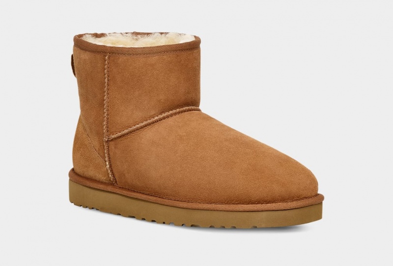 Ugg Classic Mini Men's Boots Brown | UKPBYCS-19