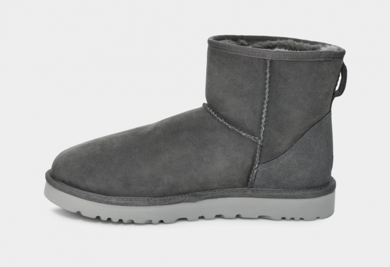 Ugg Classic Mini Men's Boots Dark Grey | RVOEYPG-62