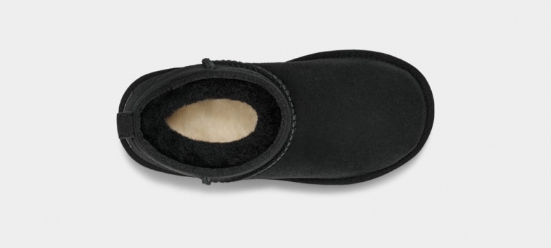 Ugg Classic Ultra Mini Kids' Boots Black | OYUDJFZ-61