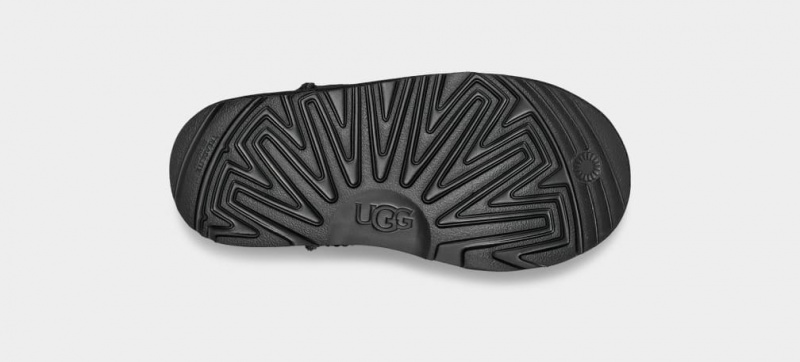 Ugg Classic Ultra Mini Kids' Boots Black | OYUDJFZ-61