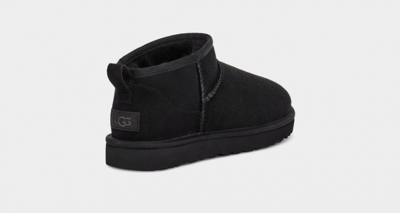 Ugg Classic Ultra Mini Women's Boots Black | YVMTWQF-31