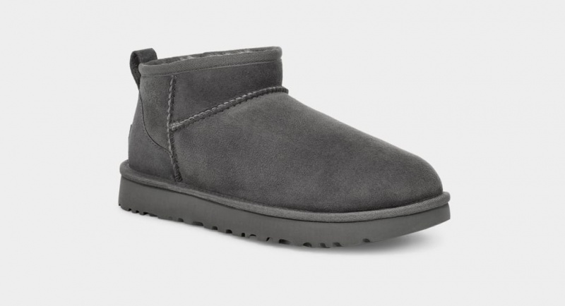 Ugg Classic Ultra Mini Women's Boots Grey | NCJYMQL-63