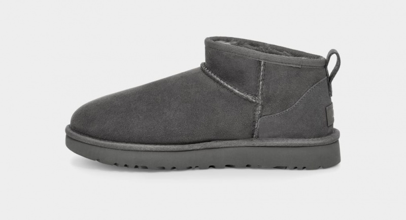 Ugg Classic Ultra Mini Women's Boots Grey | NCJYMQL-63