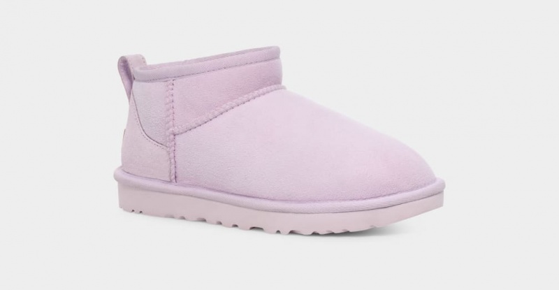 Ugg Classic Ultra Mini Women's Boots Lavender | QBYGRDS-17