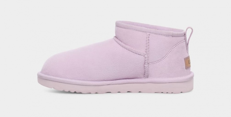 Ugg Classic Ultra Mini Women's Boots Lavender | QBYGRDS-17