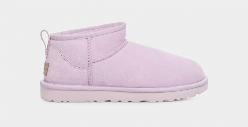 Ugg Classic Ultra Mini Women\'s Boots Lavender | QBYGRDS-17