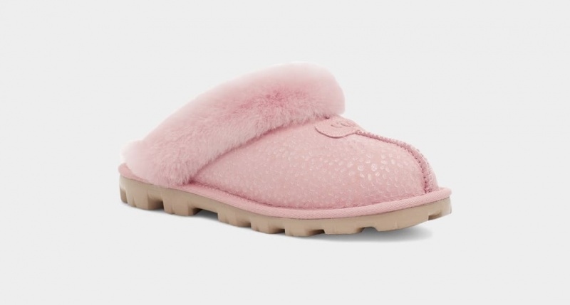 Ugg Coquette Sparkle Spots Women's Slippers Pink | MIFVPHG-80