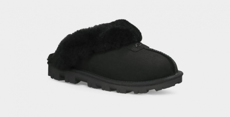 Ugg Coquette Women's Slippers Black | MTOJKNX-42