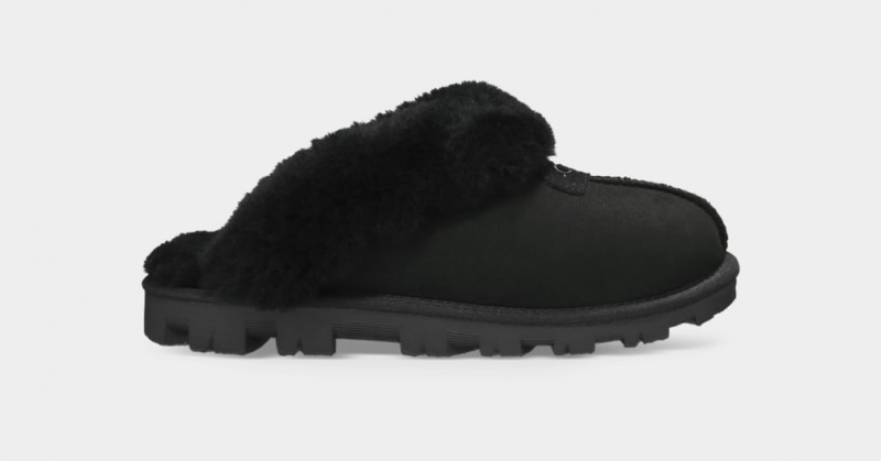 Ugg Coquette Women\'s Slippers Black | MTOJKNX-42