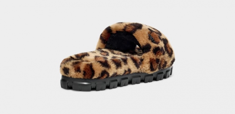 Ugg Cozetta Curly Spotty Women's Slippers Beige | HAEJLZS-61