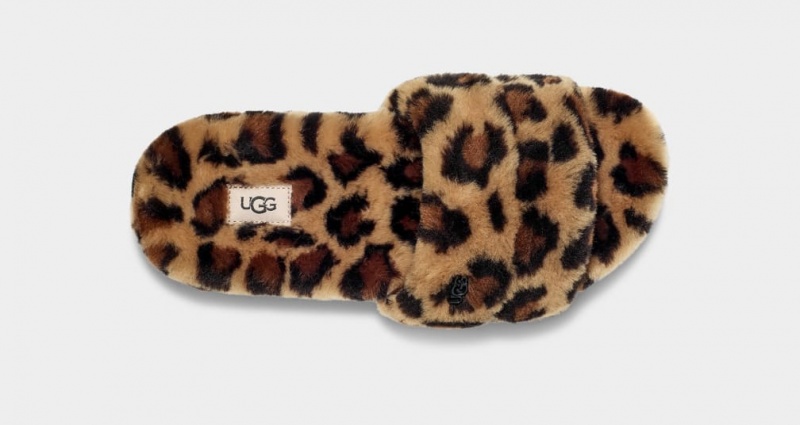 Ugg Cozetta Curly Spotty Women's Slippers Beige | HAEJLZS-61