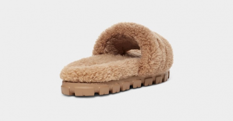 Ugg Cozetta Curly Women's Slides Brown | RMJIULY-24