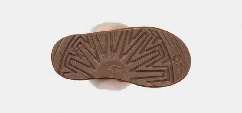 Ugg Cozy II Kids' Slippers Brown | LJQHRCW-75