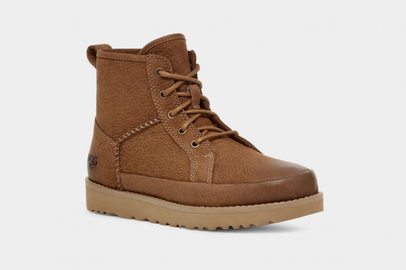 Ugg Deconstructed Lace Women's Boots Brown | GVFZTEB-48