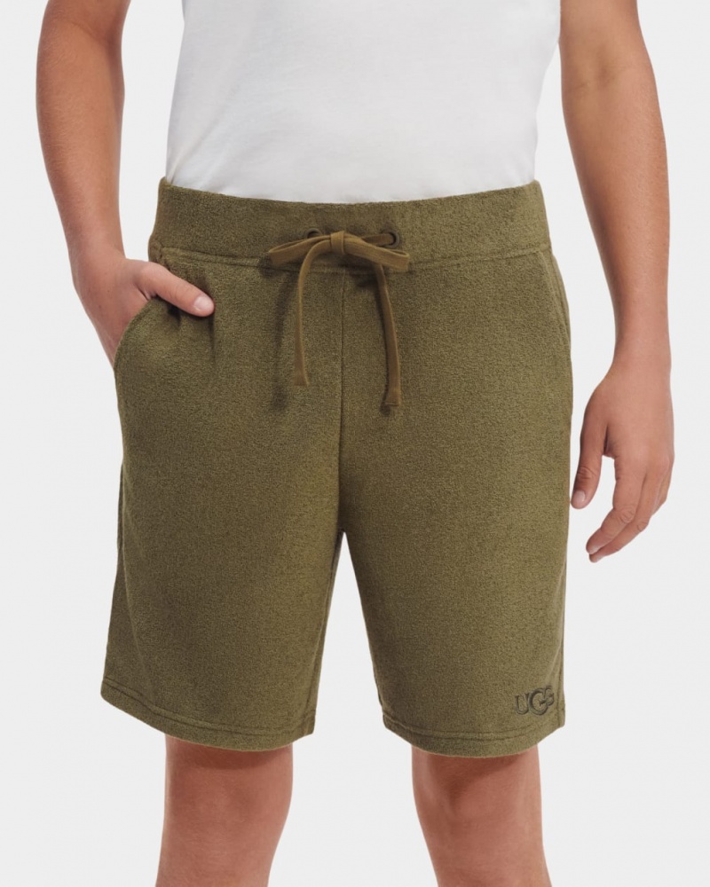 Ugg Dominick Men's Shorts Olive | EKCQSWF-45