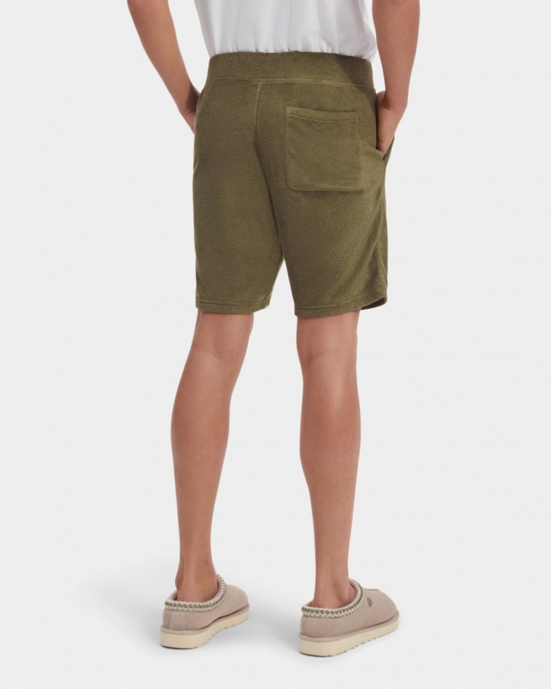 Ugg Dominick Men's Shorts Olive | EKCQSWF-45