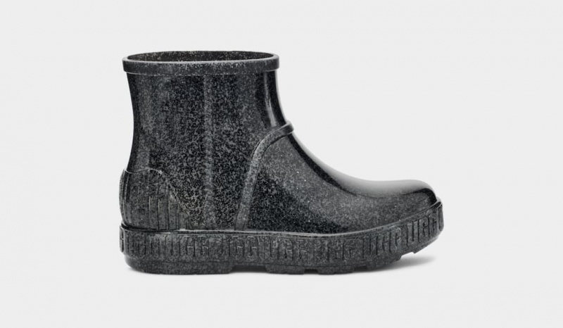 Ugg Drizlita Glitter Kids\' Boots Black | GCYAQOU-08