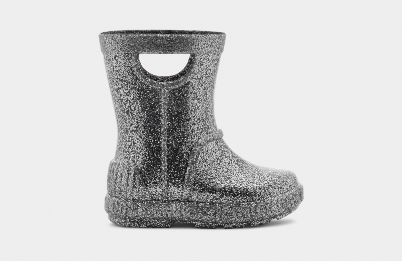 Ugg Drizlita Glitter Kids\' Boots Grey | CWTGXDV-72