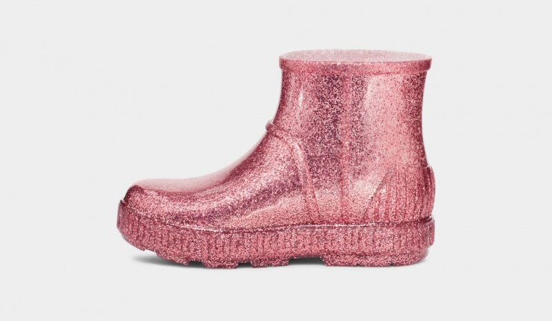 Ugg Drizlita Glitter Kids' Boots Pink | ZKBEQJR-50