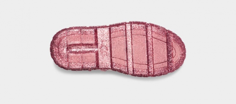 Ugg Drizlita Glitter Kids' Boots Pink | ZKBEQJR-50