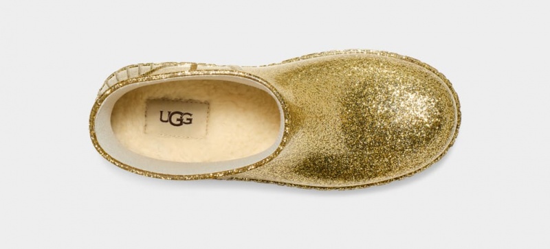 Ugg Drizlita Glitter Women's Boots Gold | QDOAFJI-61