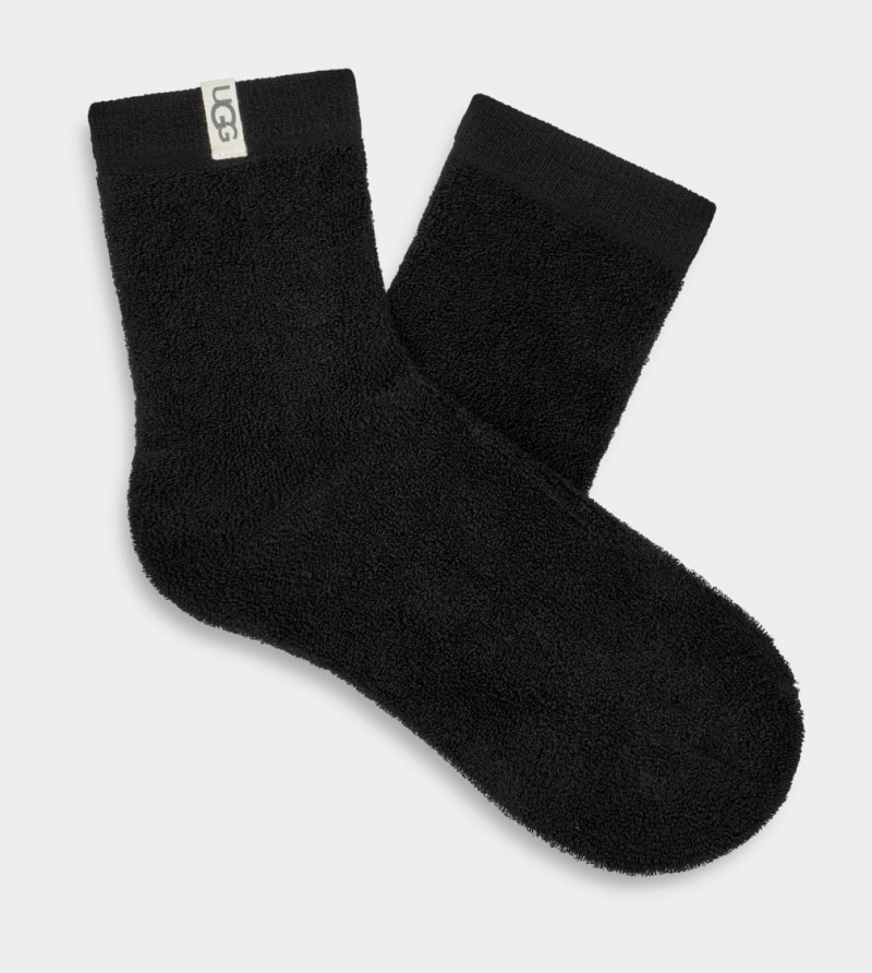 Ugg Droplet Women\'s Socks Black | KIPXVNM-25