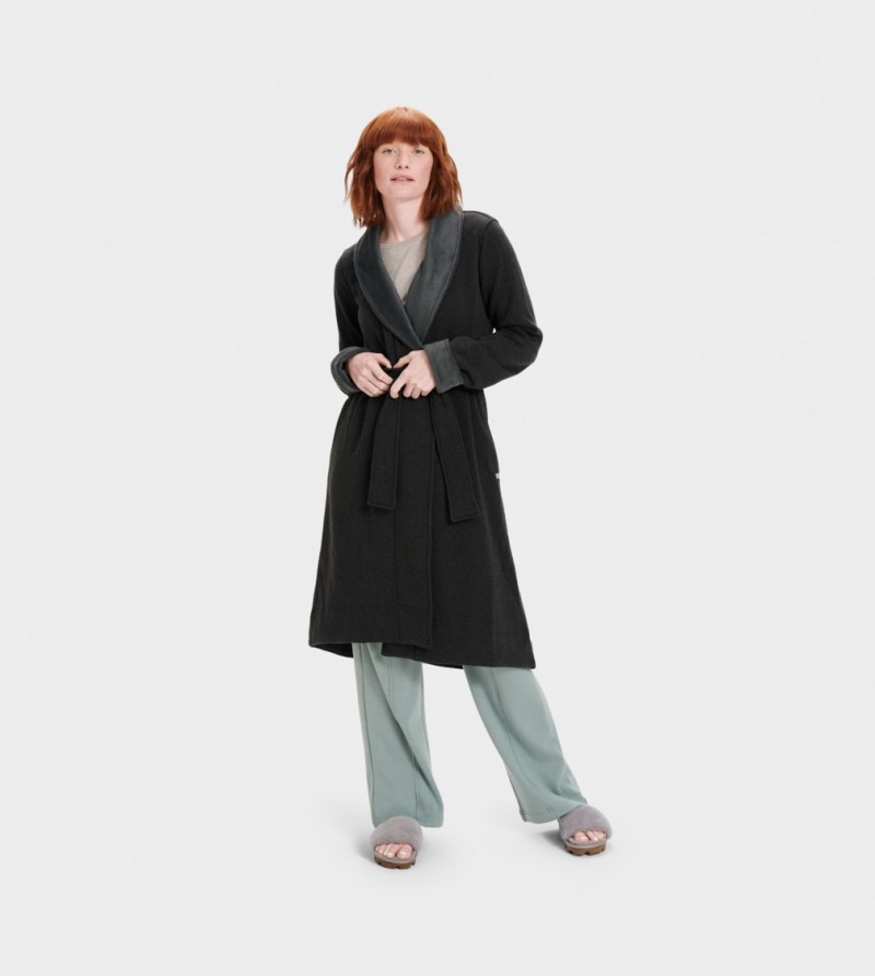 Ugg Duffield II Women\'s Sleepwear Black | WJXKBFL-89