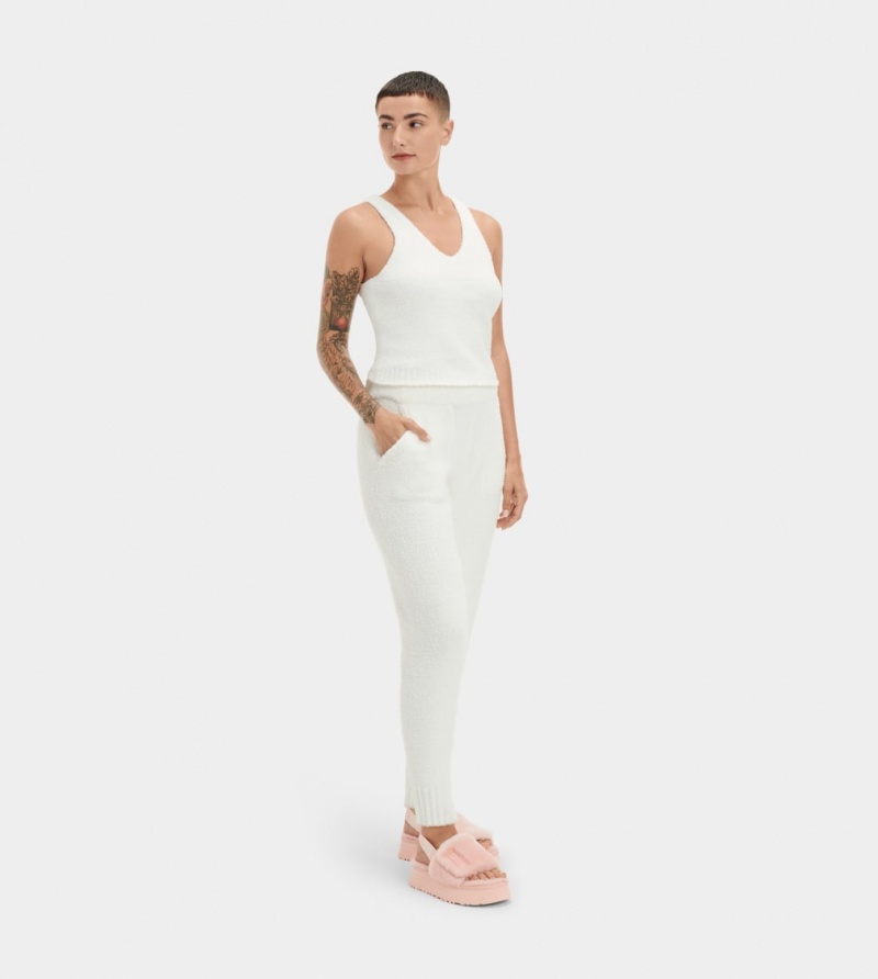 Ugg Dulcie Knit Women's Tops Cream | LMXZUYV-15