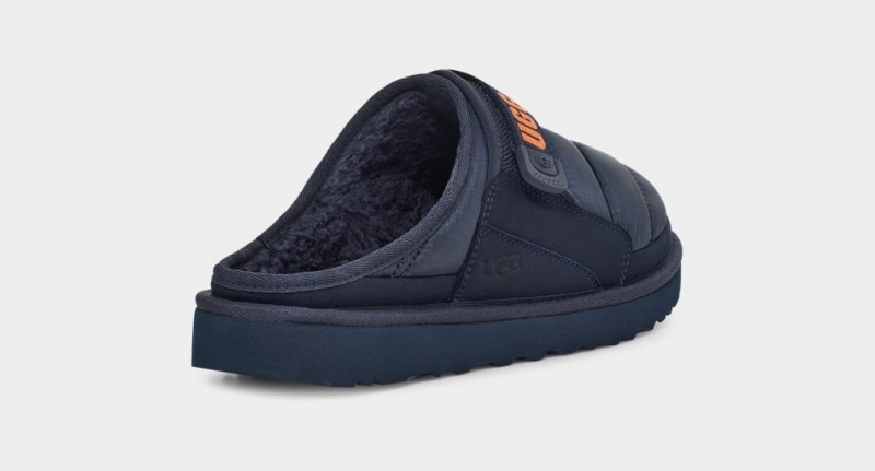 Ugg Dune LTA Men's Slippers Dark Blue / Orange | ZCOGHQS-83
