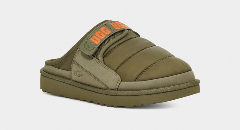 Ugg Dune LTA Men's Slippers Green / Orange | KLGJYTR-58