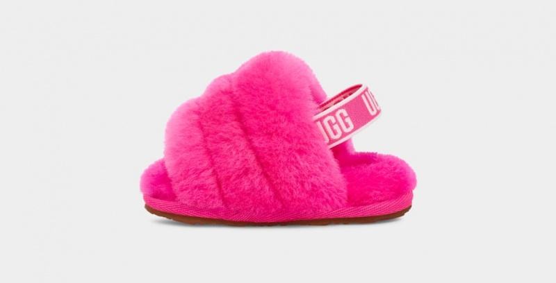 Ugg Fluff Yeah And Lovey Kids' Slippers Rose | OAKPNZH-18